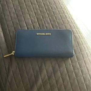 Navy blue Michael Kors wallet